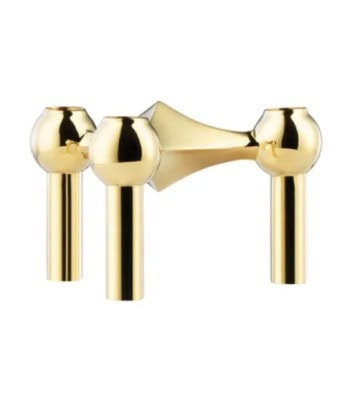 Nagel Candle Holder - Brass