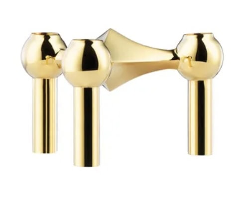 Nagel Candle Holder - Brass