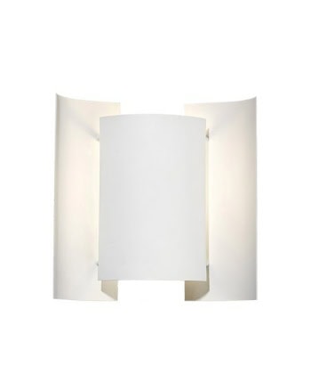Butterfly Vegglampe - hvit