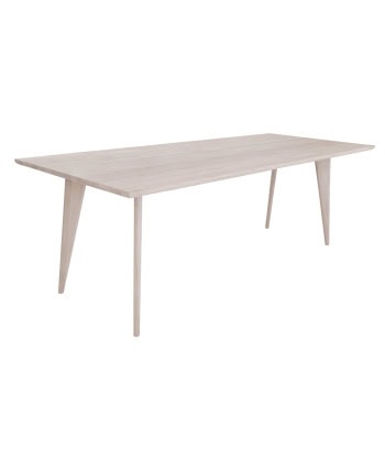 Viken Spisebord - Hvit oljet - 220