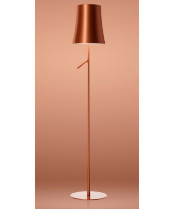 Birdie - gulvlampe - kobber