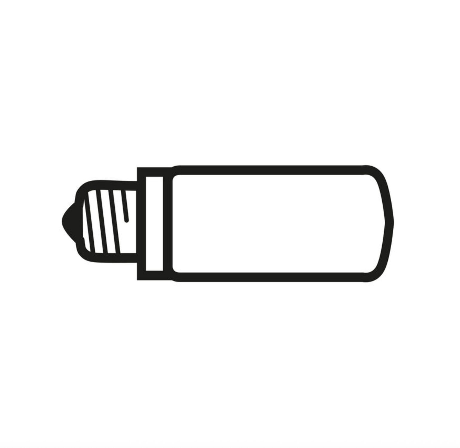 LED Pære E14 8W 2700K T28