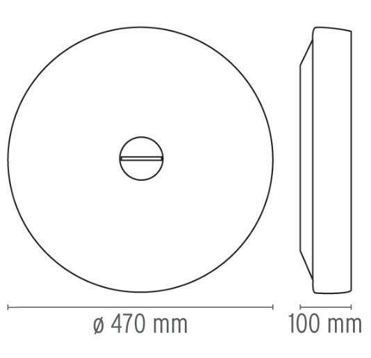 Button HL Opal plafond - Bilde 2