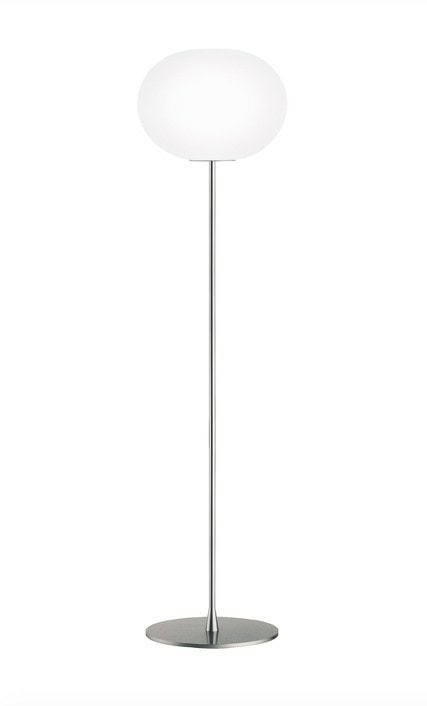 Glo-Ball F1 grå gulvlampe