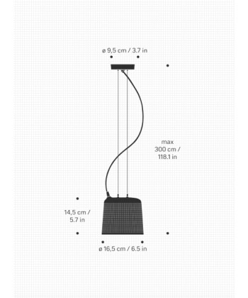 Vipp 528 Pendel - Sort - Bilde 3