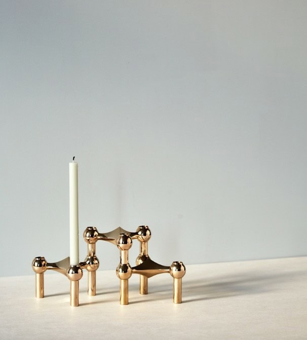 Nagel Candle Holder - Brass - Bilde 3