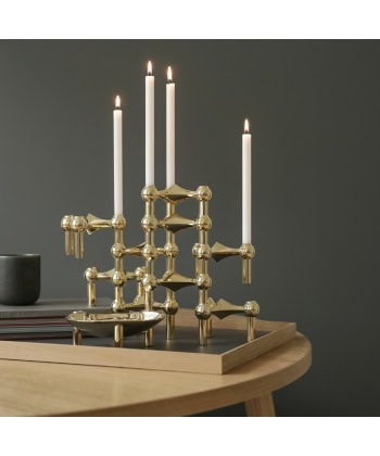 Nagel Candle Holder - Brass - Bilde 5