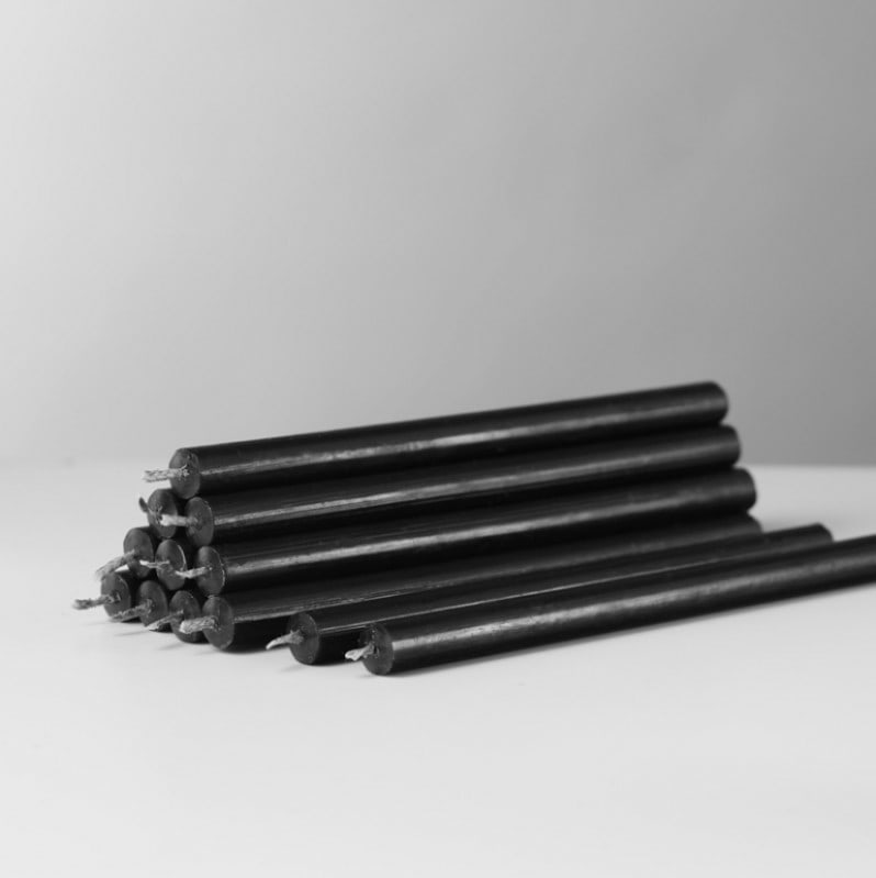 Nagel Candles sort, 12 pk - Bilde 3