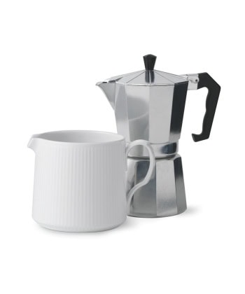 Hvit Riflet - Kanne Medium 70 cl - Bilde 2