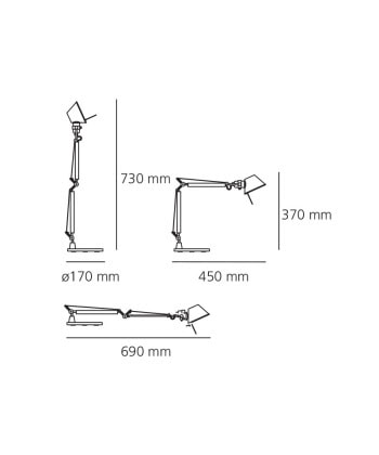Tolomeo Mini bordlampe m/base - Bilde 2
