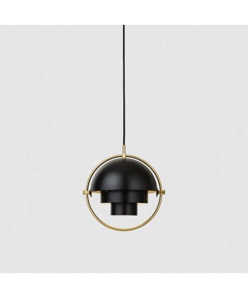 Multi-Lite Pendel - Charcoal black Brass small -Utstilling