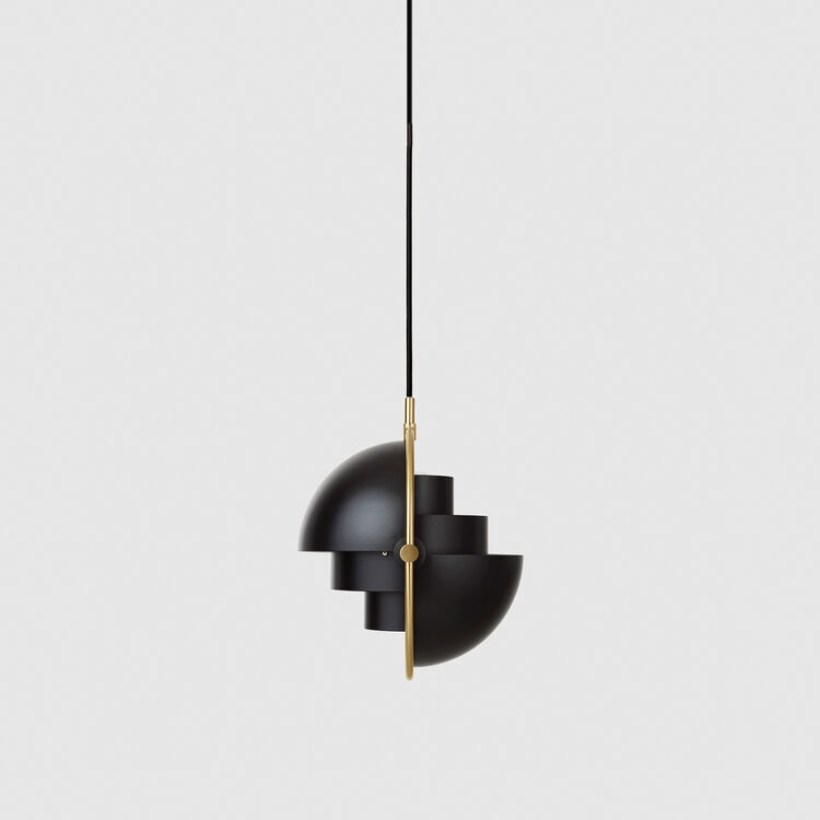 Multi-Lite Pendel - Charcoal black Brass small -Utstilling - Bilde 2