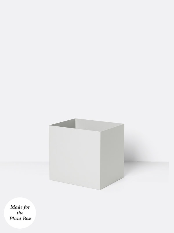 Plant Box Pot - Light Grey