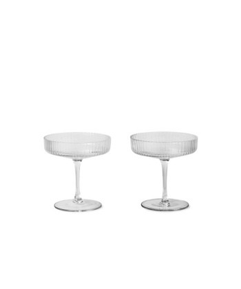 Ripple champagneskåler - 2pk
