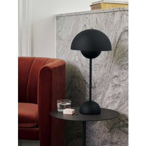 Flowerpot bordlampe VP3, matt sort - Bilde 2