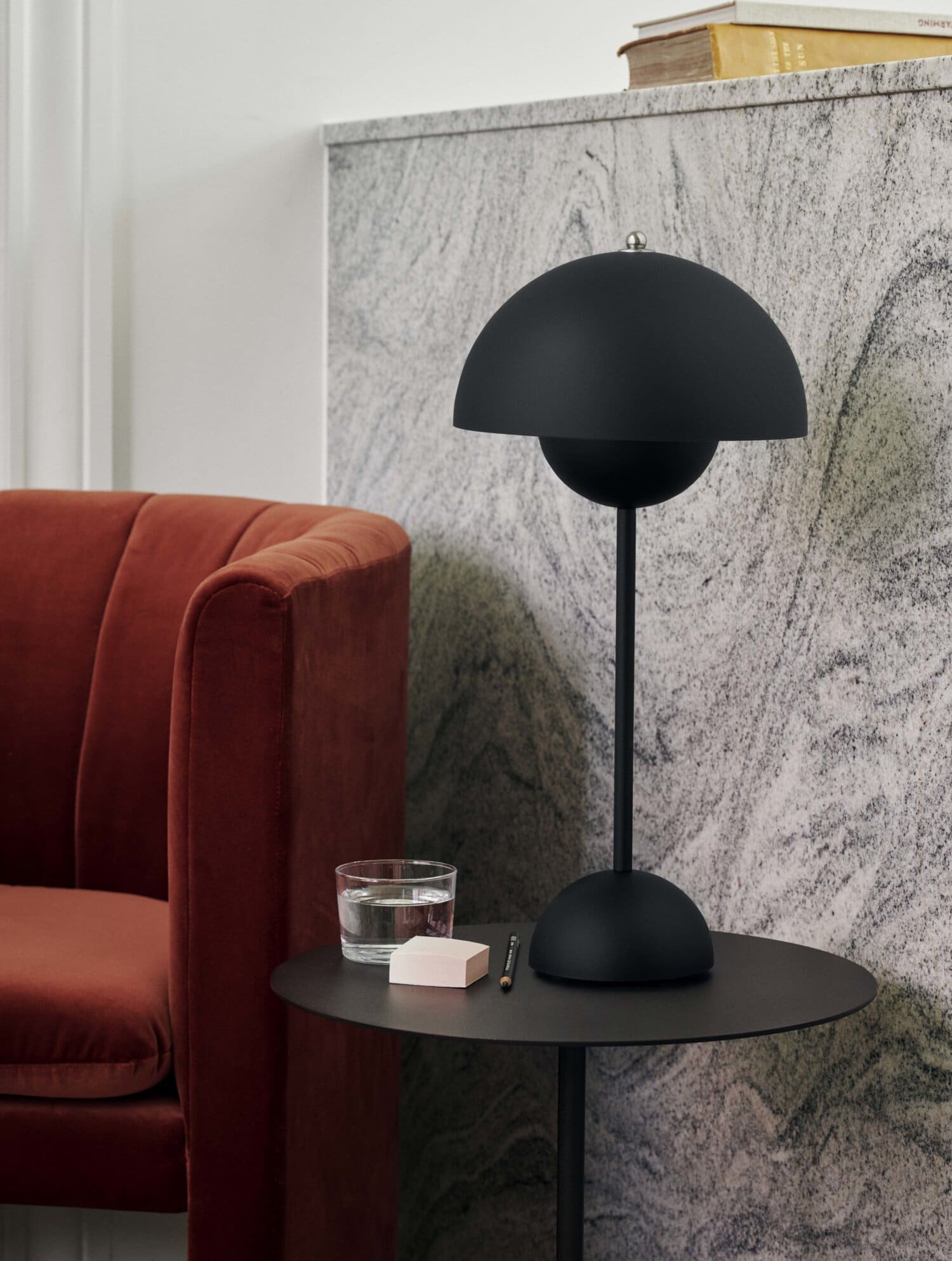 Flowerpot bordlampe VP3, matt sort - Bilde 2
