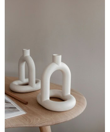 Alternative view of Kapp lysestake 1 - Ivory