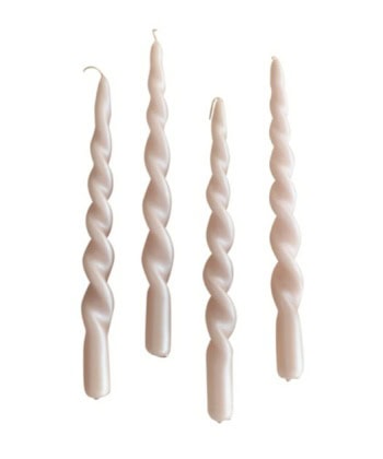 Pearl Curled Candles - Bilde 7