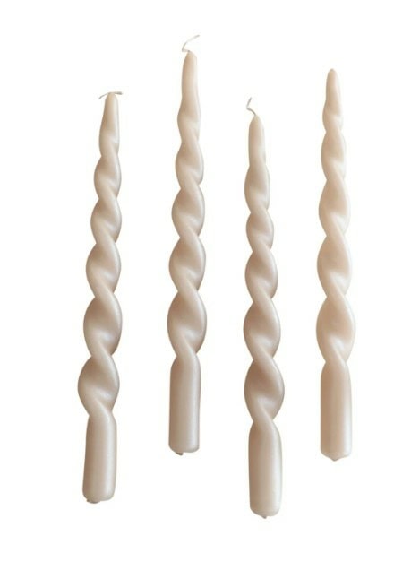 Pearl Curled Candles - Bilde 6