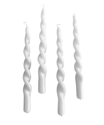 Pearl Curled Candles - Bilde 4