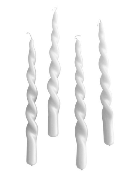 Pearl Curled Candles - Bilde 4