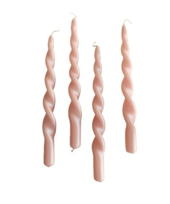 Pearl Curled Candles - Bilde 3