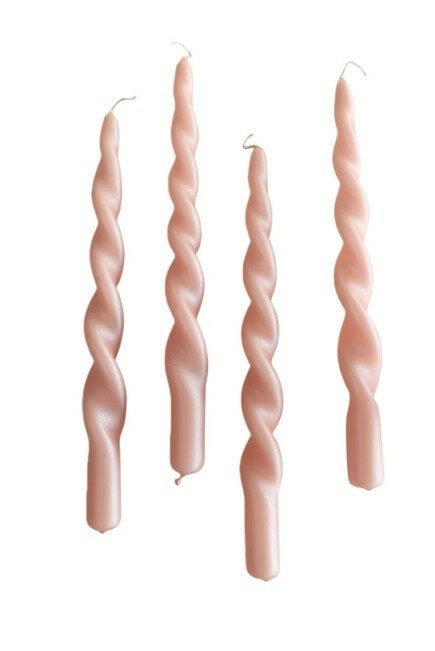Pearl Curled Candles - Bilde 3