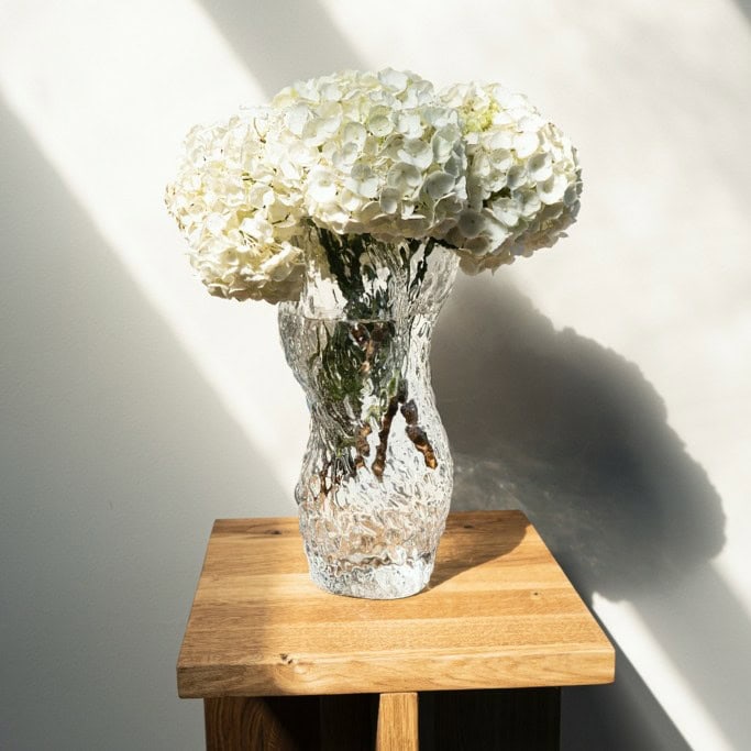 Ostrea Rock Vase - Clear