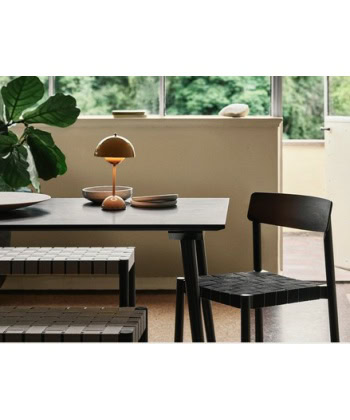 Flowerpot oppladbar bordlampe VP9, sennep - Bilde 3