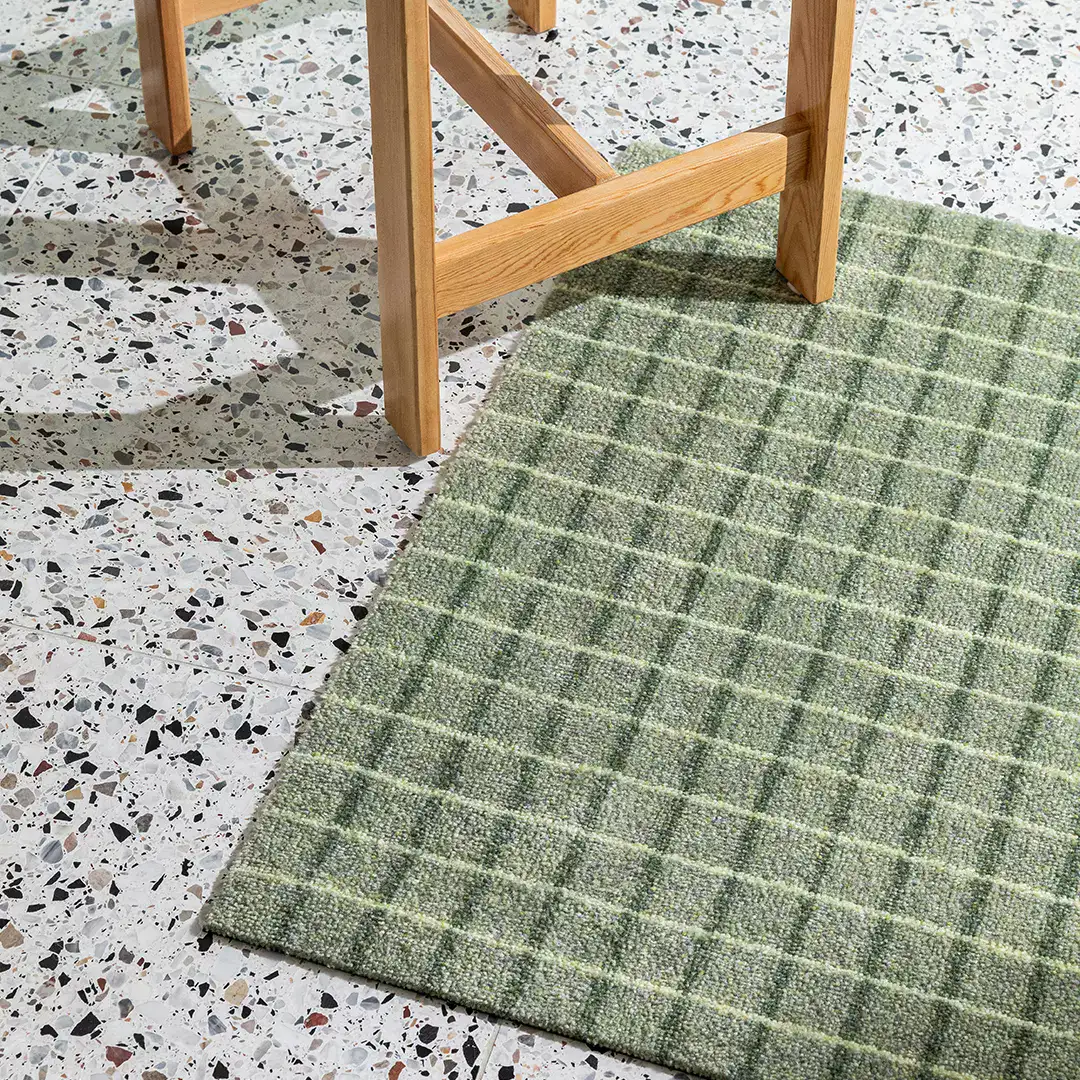 Dørmatte Grid Matcha Lemon 60x85cm - Bilde 2