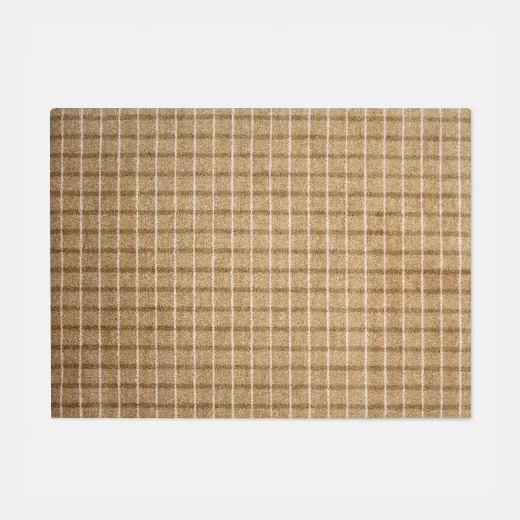 Dørmatte Grid Chocolate Strawberry 60x85