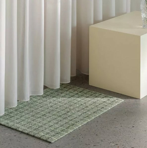 Dørmatte Grid Matcha Lemon 60x85cm - Bilde 3