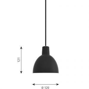 Toldbod 120 Pendel - Black - Bilde 2