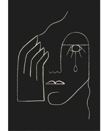 Single Tear 50 x 70 cm
