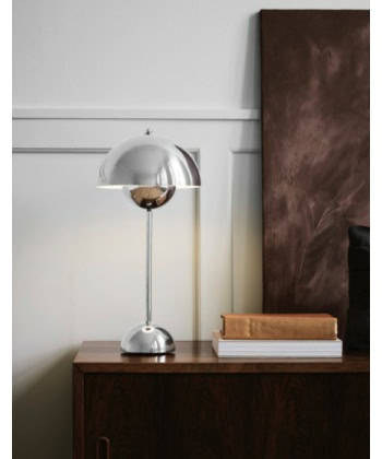 Flowerpot bordlampe VP3, polert stål - Bilde 2