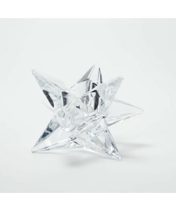 Izarra stjerneformet telysholder i klart glass