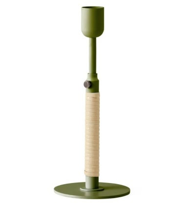 Duca Candleholder - olive green