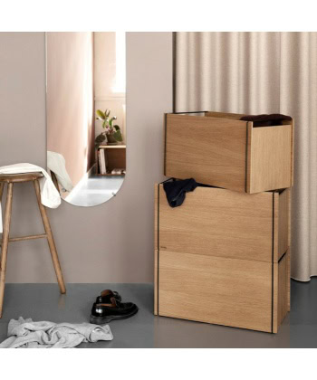 Storage box - eik/sort - Bilde 2
