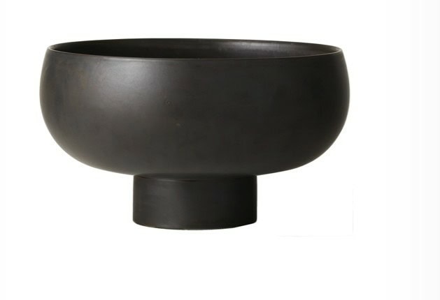 New Norm Fruit Bowl Ø24,8 cm, Dark Glazed