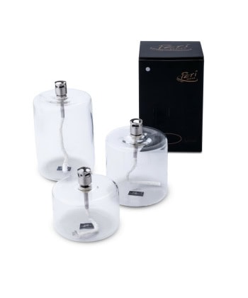 Oljelampe Cylinder Chrome