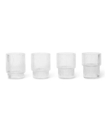 Ripple glass small - 4pk
