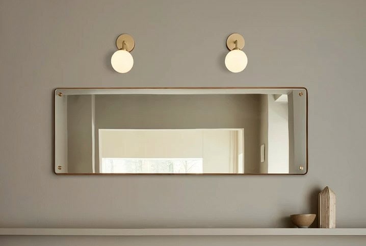 Apiales wall, brass/opal - Bilde 2