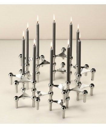 Nagel Candles antrasitt, 12 pk - Bilde 2