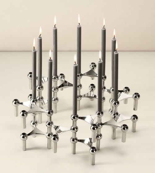 Nagel Candles antrasitt, 12 pk - Bilde 2