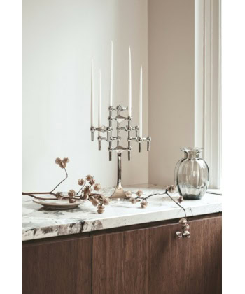 Nagel Candle Stand - Chrome - Bilde 2