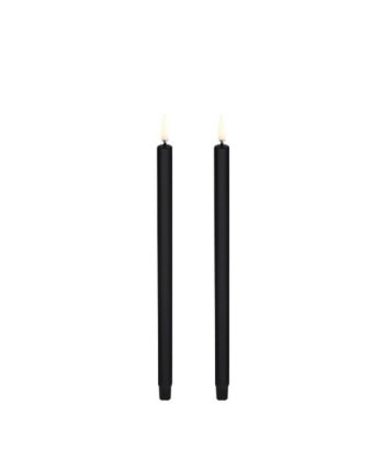 LED minilys 2pk, 1,3x25cm Sort