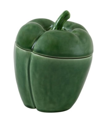 Paprika Grønn - Krukke med Lokk 14,3cm