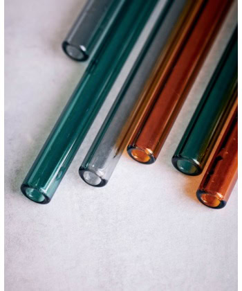 Sugerør av glass