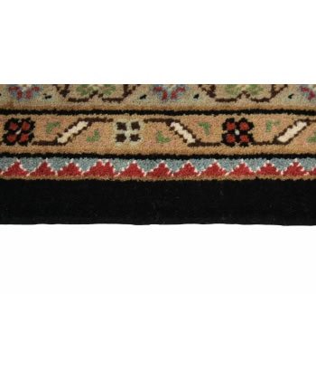 Tabriz Indi Black Cream gulvteppe -Utstilliing - Bilde 5