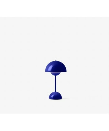 Flowerpot oppladbar bordlampe VP9, Cobalt Blue